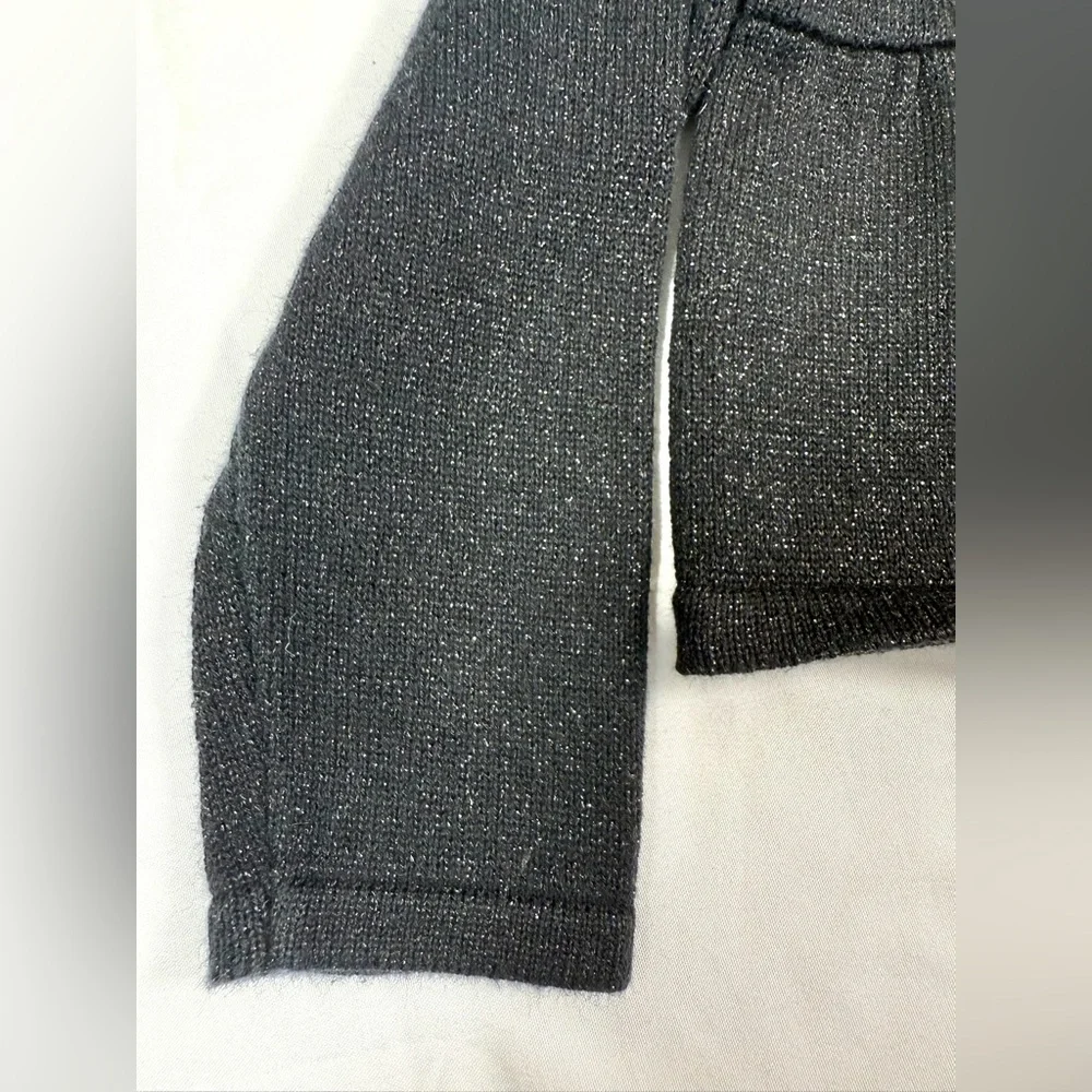 GYMBOREE Baby Girls' Black Glitter Sparkly Peplum Cardigan Sweater‎ Size 18-24M